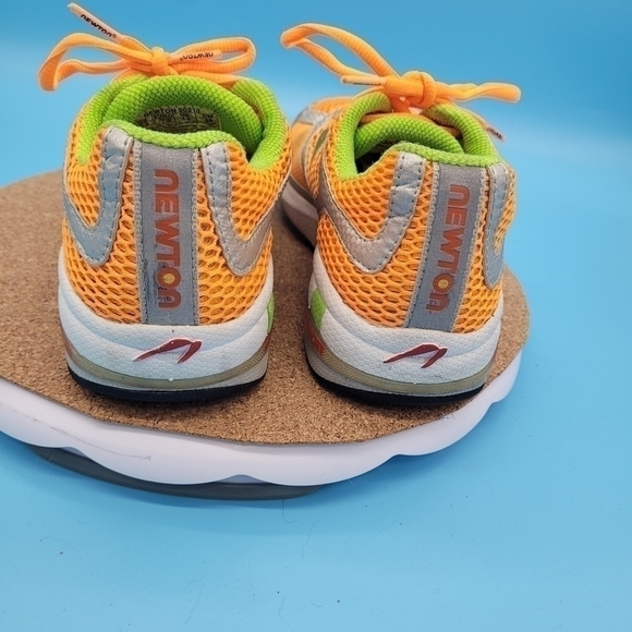 Newton Shoe Women's 6.5 Terra Momentum Running Orange Lime Sneakers - Picture 5 of 8